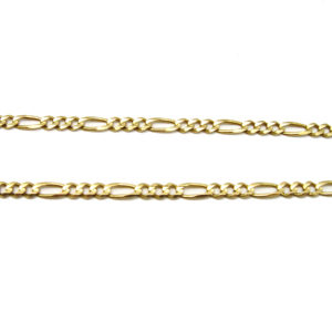 Classic 10K Yellow Gold 19″ Figaro Link Chain