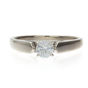 Gorgeous 14K White Gold .30CT Diamond Engagement Ring