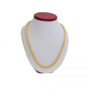 Heavy 14K Yellow Gold 24″ Rope Link Chain