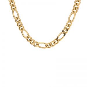 18K Yellow Gold 19.75″ Figaro Link Chain