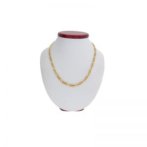 18K Yellow Gold 19.75″ Figaro Link Chain