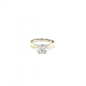 14K White Gold .76CT Canadian Diamond Solitaire Engagement Ring
