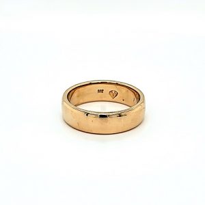 14K Yellow Gold 6mm Wide Band