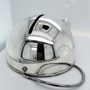 Sterling Silver Mouse Napier Coin Bank