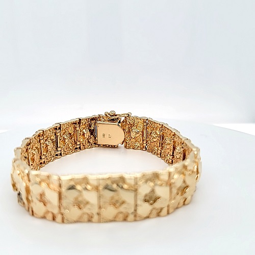 Square Nugget Bracelet (10K) – Popular J