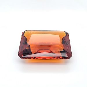 Loose 197.50CT Rectangular Brilliant Cut Madeira Citrine