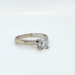 14K White Gold .85CT MBC Diamond Engagement Ring