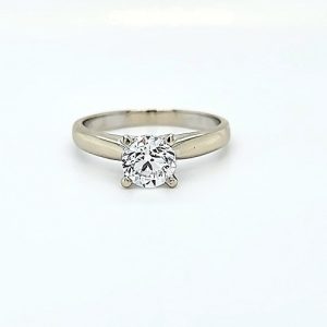 14K White Gold .85CT MBC Diamond Engagement Ring