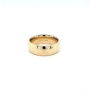 14K Yellow Gold 8mm Comfort Fit Band