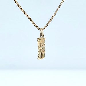 10K Yellow Gold 18mm Diploma Charm/Pendant