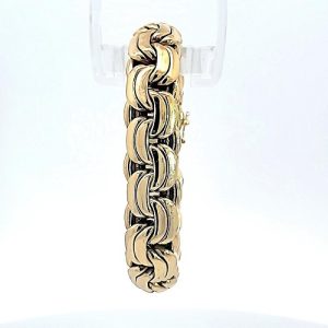 18K Yellow Gold 7″ Braided Link Bracelet