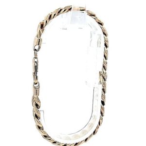 Heavy 14K Yellow Gold 9″ Curb Link Bracelet