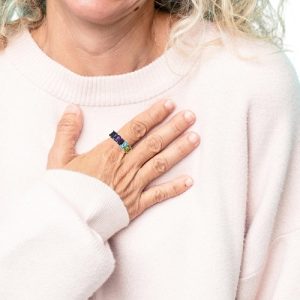 EFFY 14K Yellow Gold Emerald Cut Multi Gemstone Ring