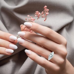 Platinum 1.14CT Princess Cut VVS Diamond Engagement Ring