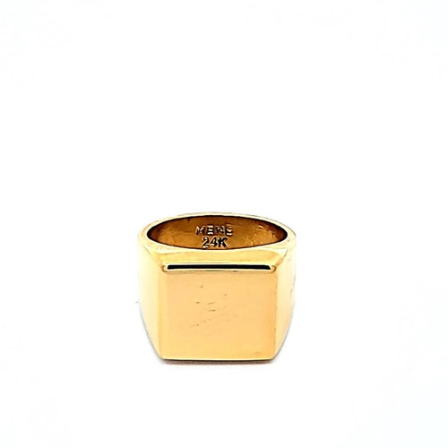 Plain signet deals ring
