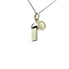 Working 14K Yellow Gold 20mm Whistle Charm/Pendant - Image 3