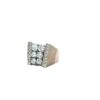 10K - 14K Stylized Diamond Cluster Ring - Image 4