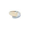 18K Yellow Gold & Platinum Wrap Around Ring w/ 1.16CT RBC Diamond & 15 RBC Channel Set Diamonds - Image 3