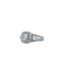 14K White Gold .63CT RBC Canadian Diamond Centre & 50 Diamonds Engagement Ring 💍 - Image 3