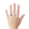 14K White Gold .63CT RBC Canadian Diamond Centre & 50 Diamonds Engagement Ring 💍 - Image 2