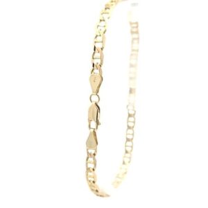 14K Yellow Gold 8.25″ Marine Link Bracelet