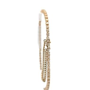 14K Yellow Gold 7.5″ Diamond Tennis Bracelet