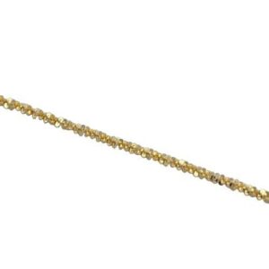 18K Yellow Gold 19.75″ Textured Link Chain