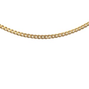 14K Yellow Gold 20″ Curb Link Chain