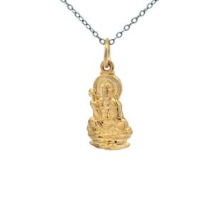 24K Gold 21mm Buddha Charm/Pendant