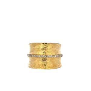 Effy D’Oro 14K Yellow Gold 30 Diamond Ring