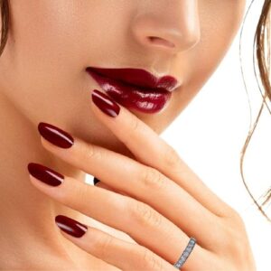 10K White Gold 12 RBC Diamond Milled Edge Band – 1.00CT TDW