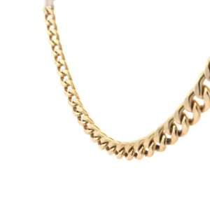 Heavy 18K Yellow Gold 40″ Curb Link Chain